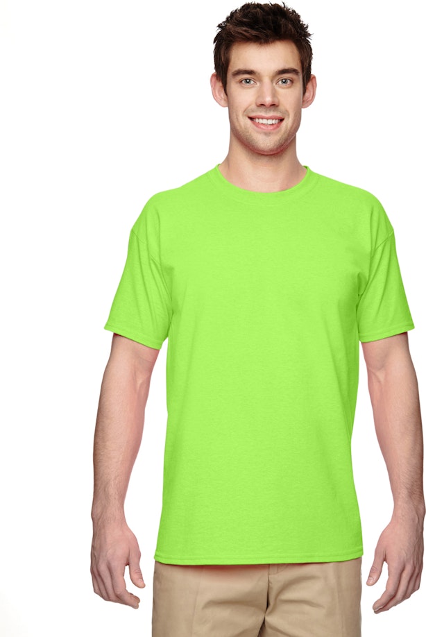 G500 Neon Green Adult Heavy 5.3 oz. T-Shirt | JiffyShirts