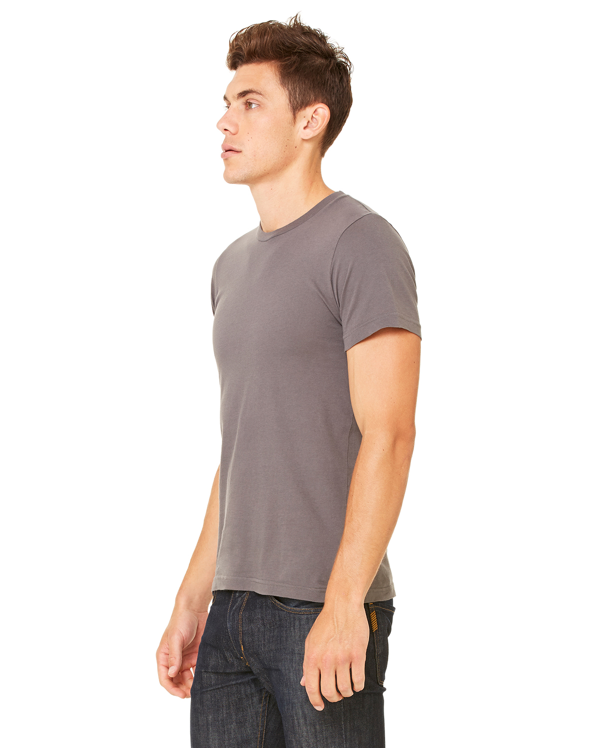 -ASPHALT-3XL Canvas mens Unisex Jersey Short-Sleeve T-Shirt 3001C