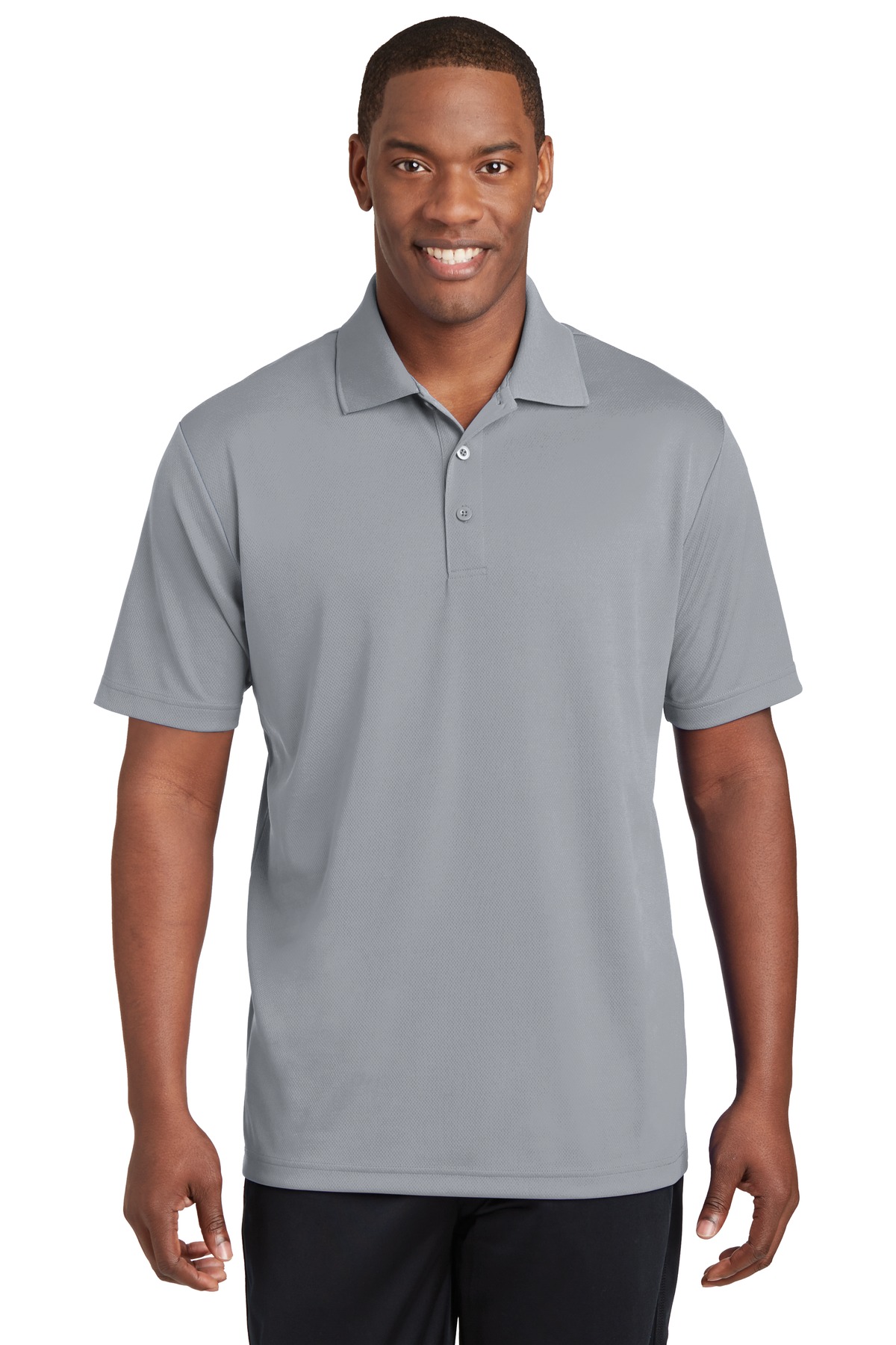 Sport-Tek ST640 Silver Men's PosiCharge 