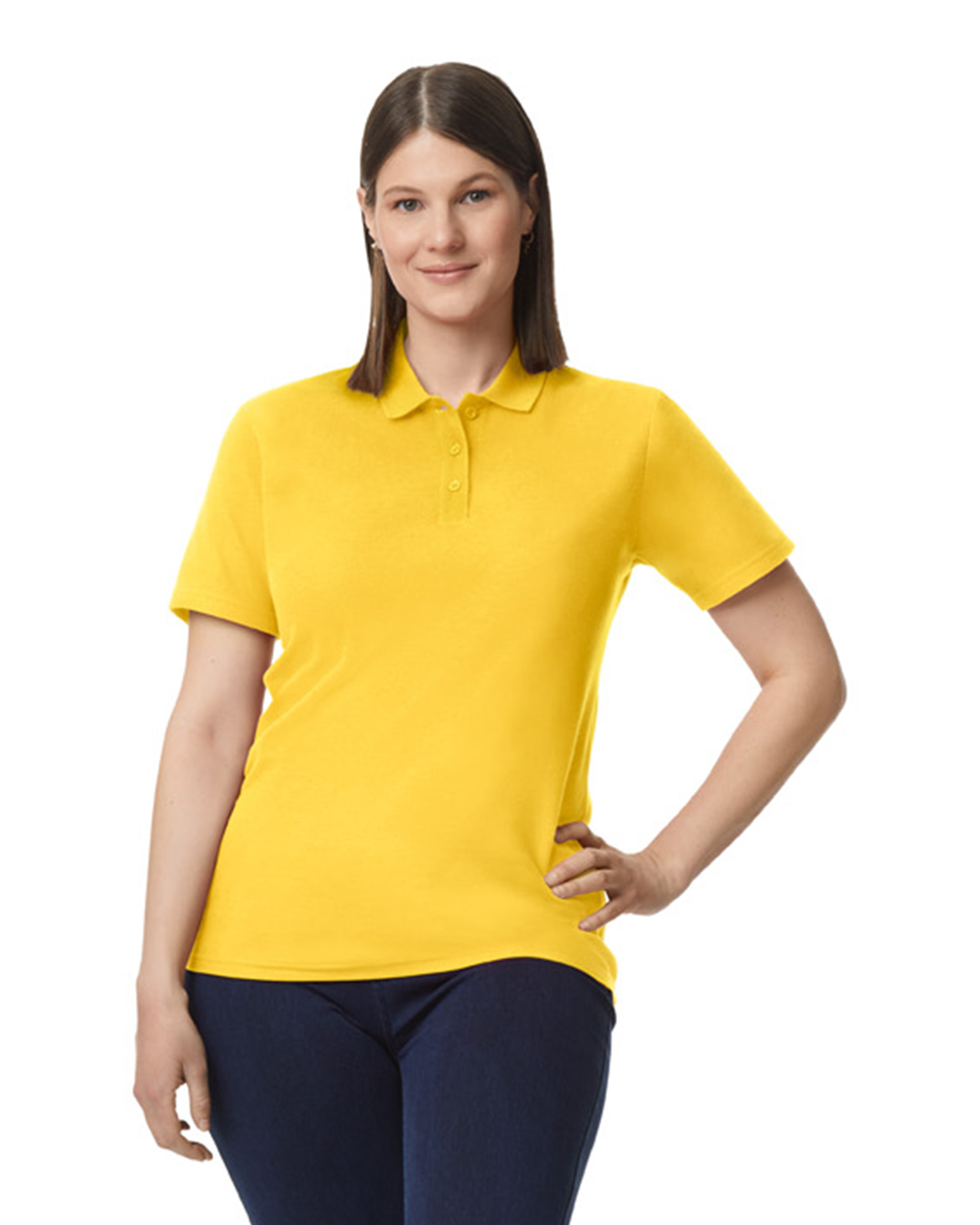 Gildan ladies polo discount shirts