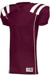 Maroon / White
