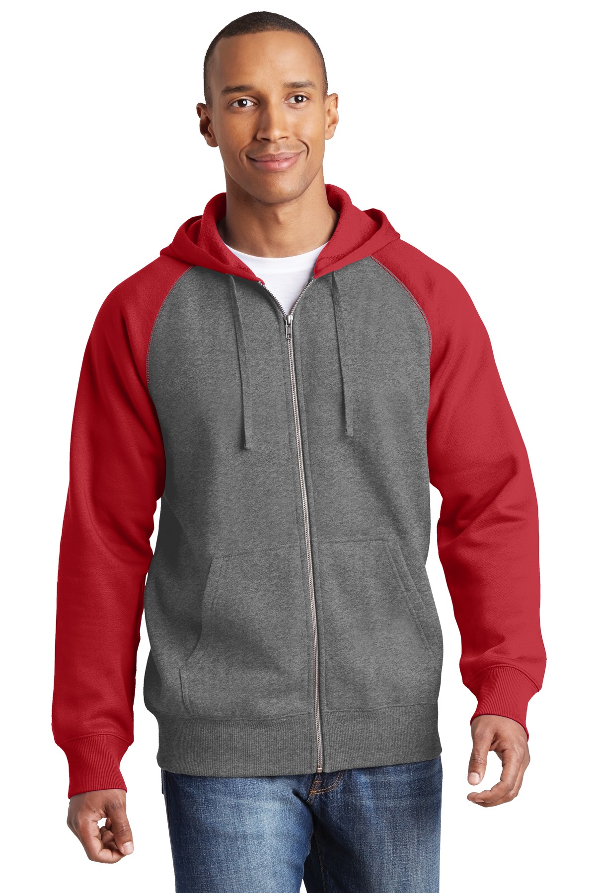 Sport tek zip outlet up hoodie