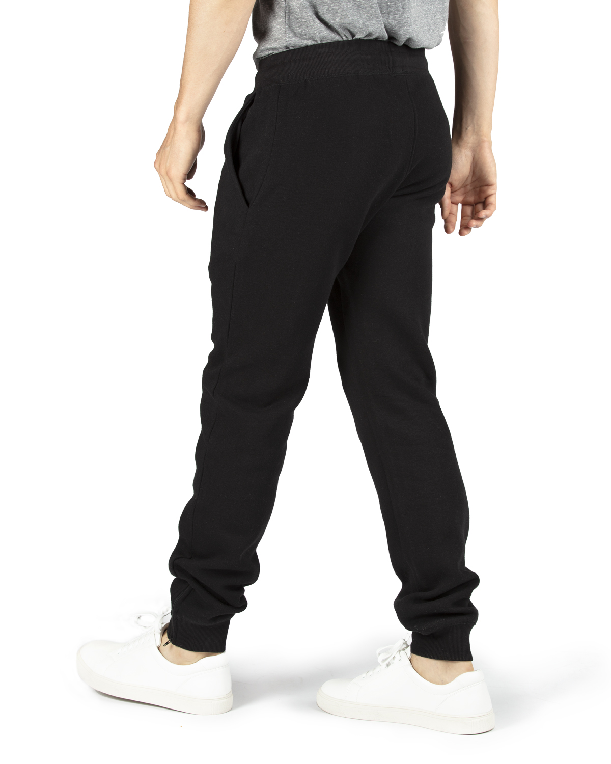 Threadfast Apparel 320P Black Unisex Ultimate Fleece Pants | JiffyShirts