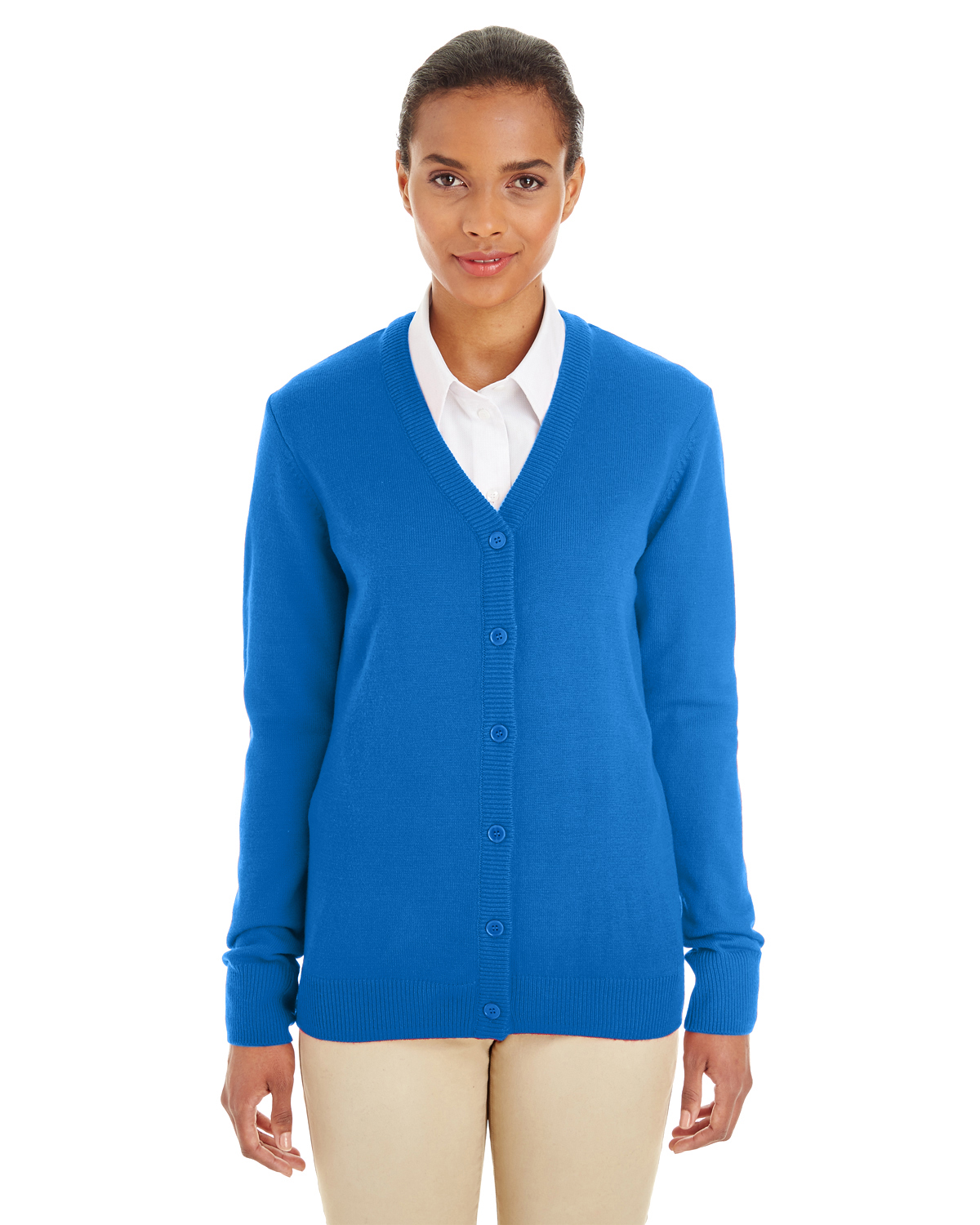 ladies royal blue cardigan