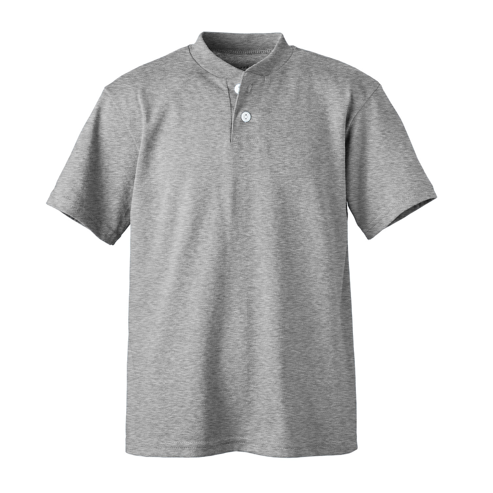 Soffe B206 Youth 2 Button 50/50 Henley Jiffy Shirts