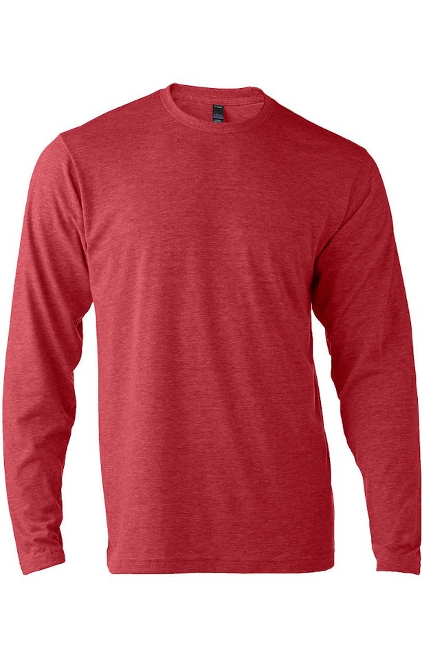 Tultex 0242tc Heather Red Unisex Poly Rich Long Sleeve Tee Tultex 0242tc Heather Red Unisex Poly Rich Long Sleeve Tee
