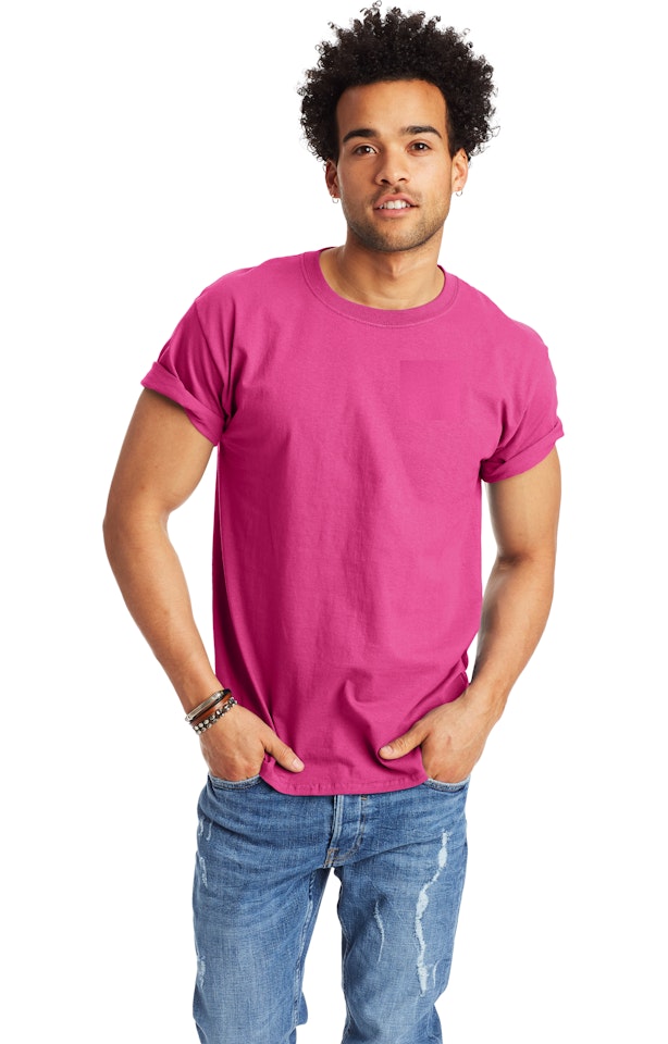 Hanes 5250T Wow Pink