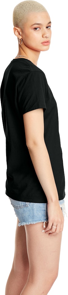 Hanes Women's Nano T-Shirt, Small, Black at  Women's Clothing store
