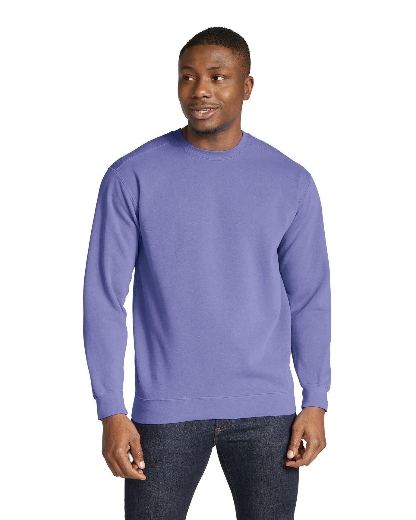 Lavender crewneck clearance sweatshirt