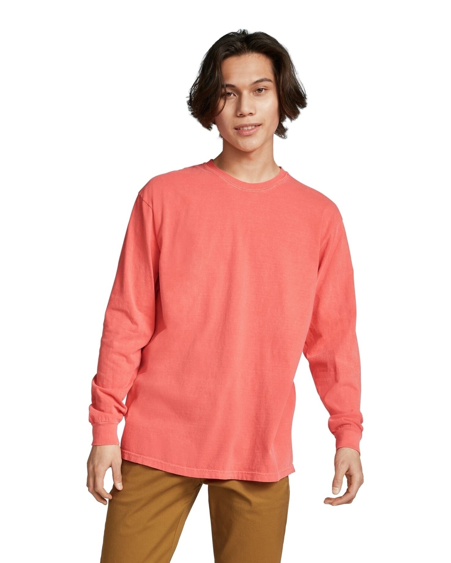 Salmon color store shirts