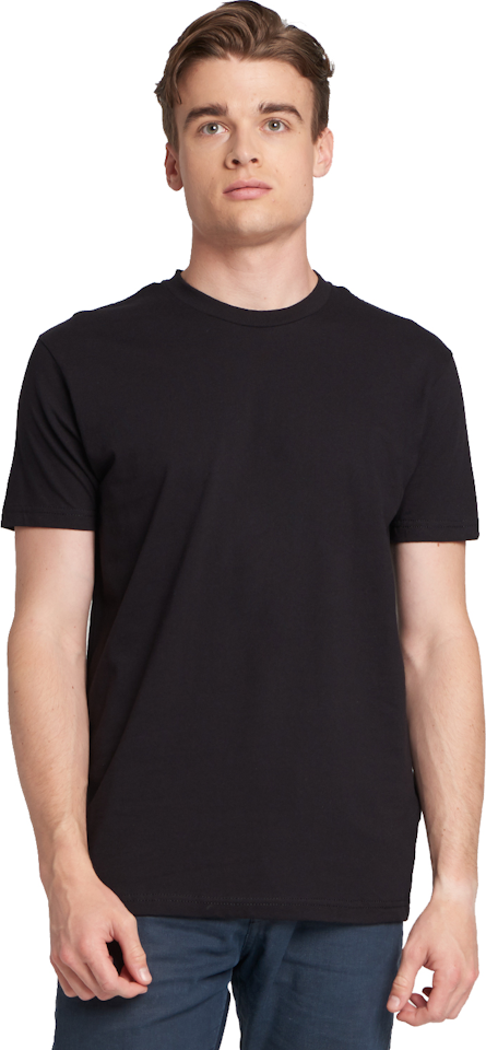Next Level 3600 Black Unisex Cotton T Shirt