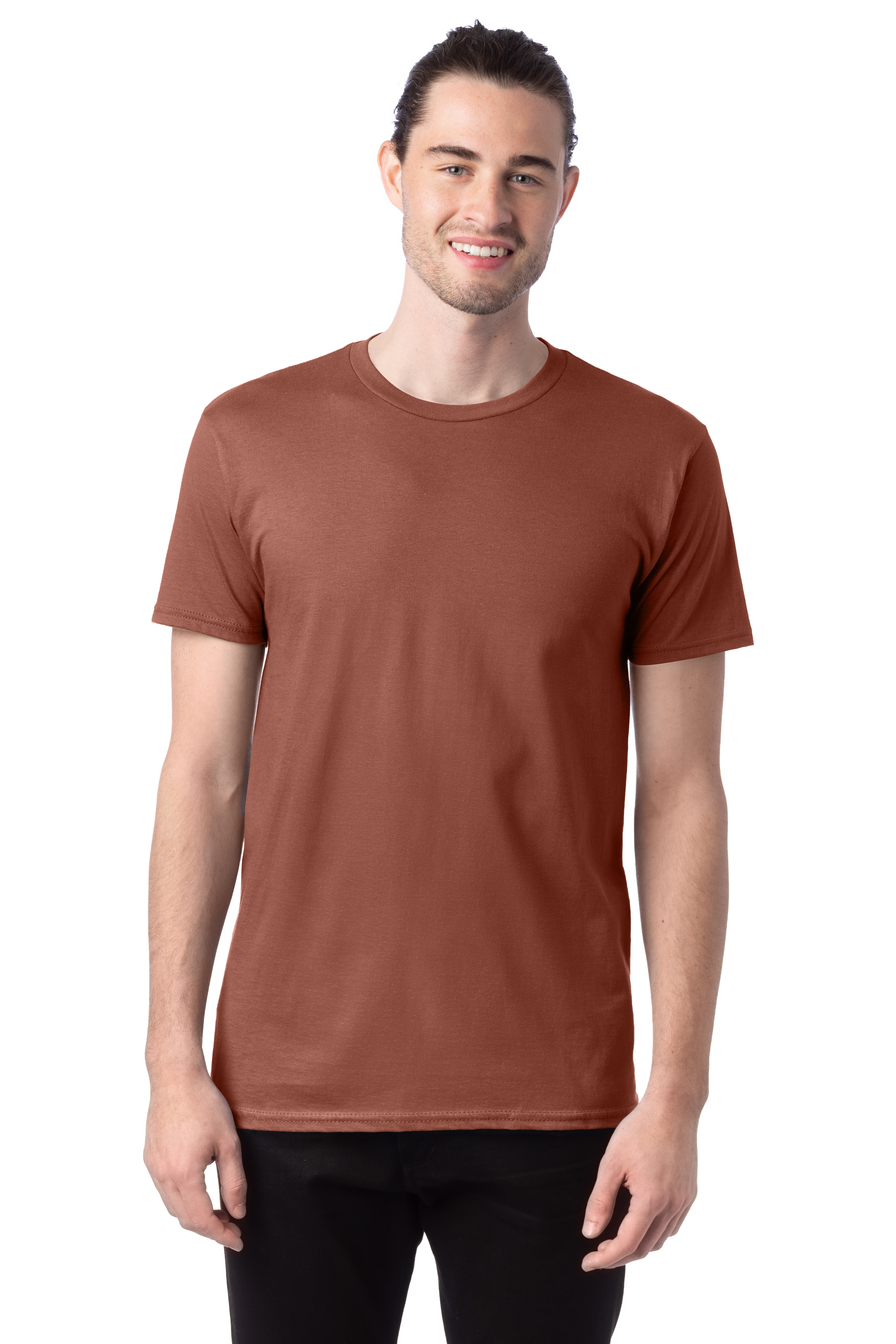 Hanes brown shop t shirt