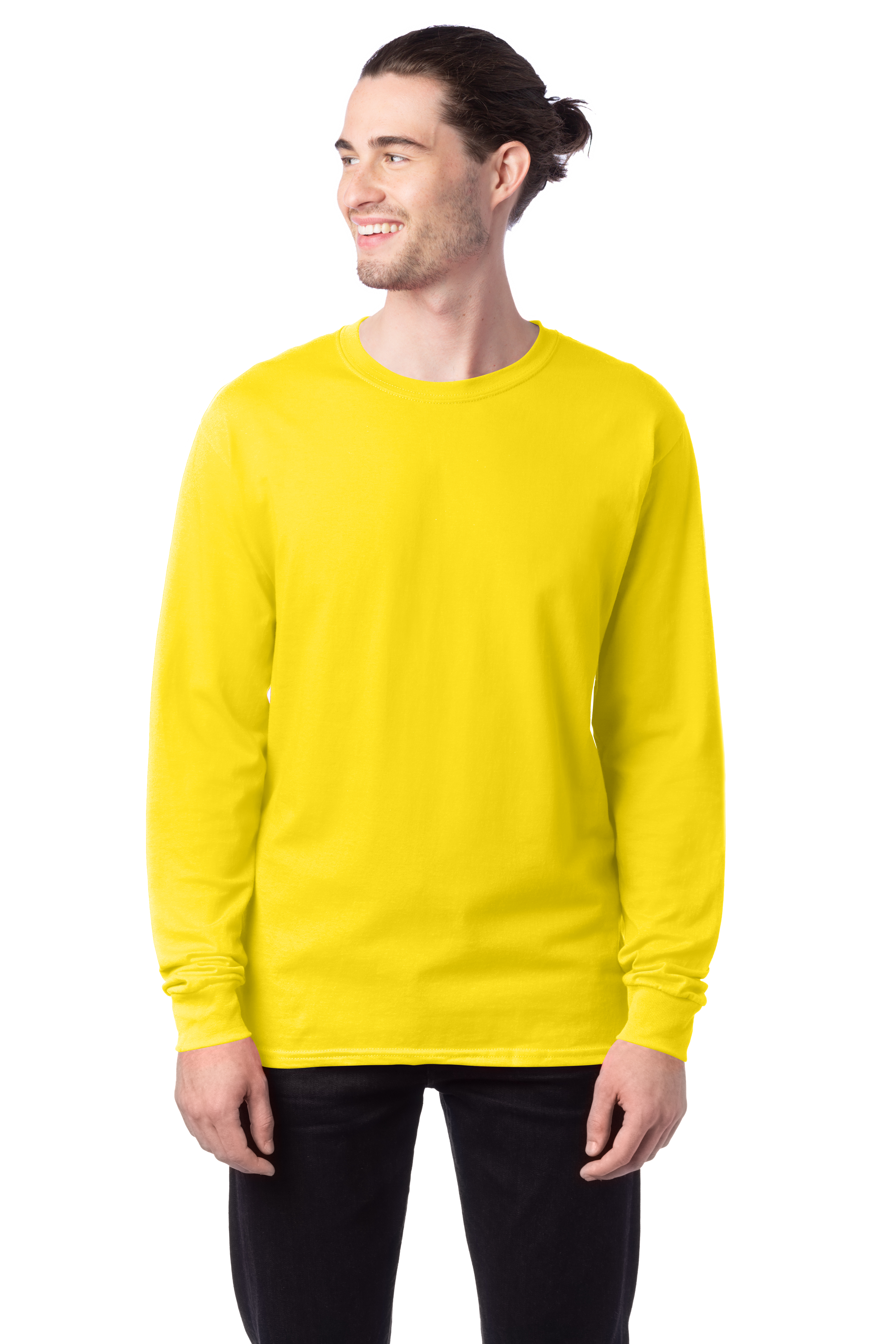 White and yellow hotsell long sleeve shirt