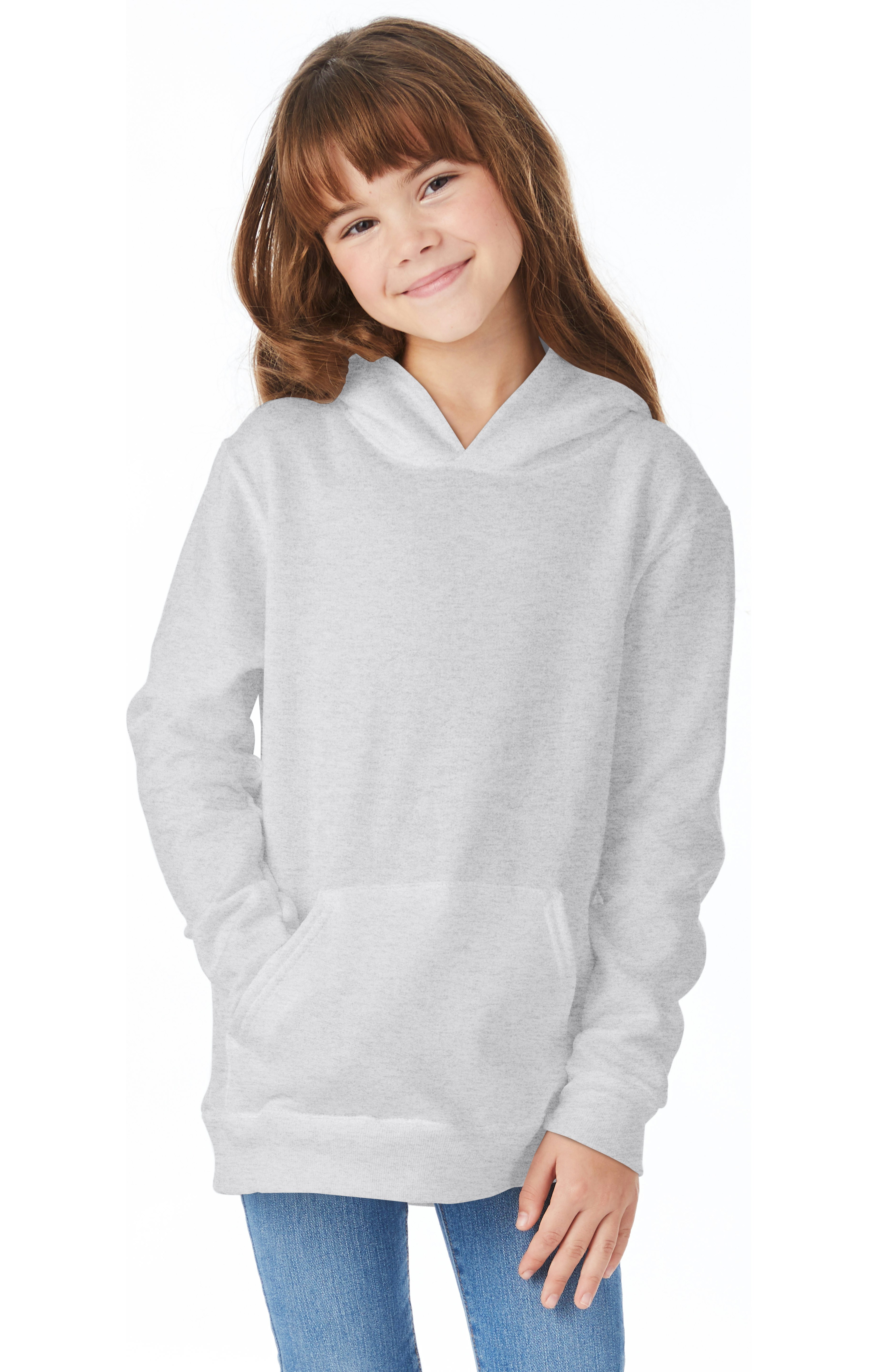 Hanes P473 Youth 7.8 Oz. Eco Smart® 50/50 Pullover Hoodie | Jiffy Shirts