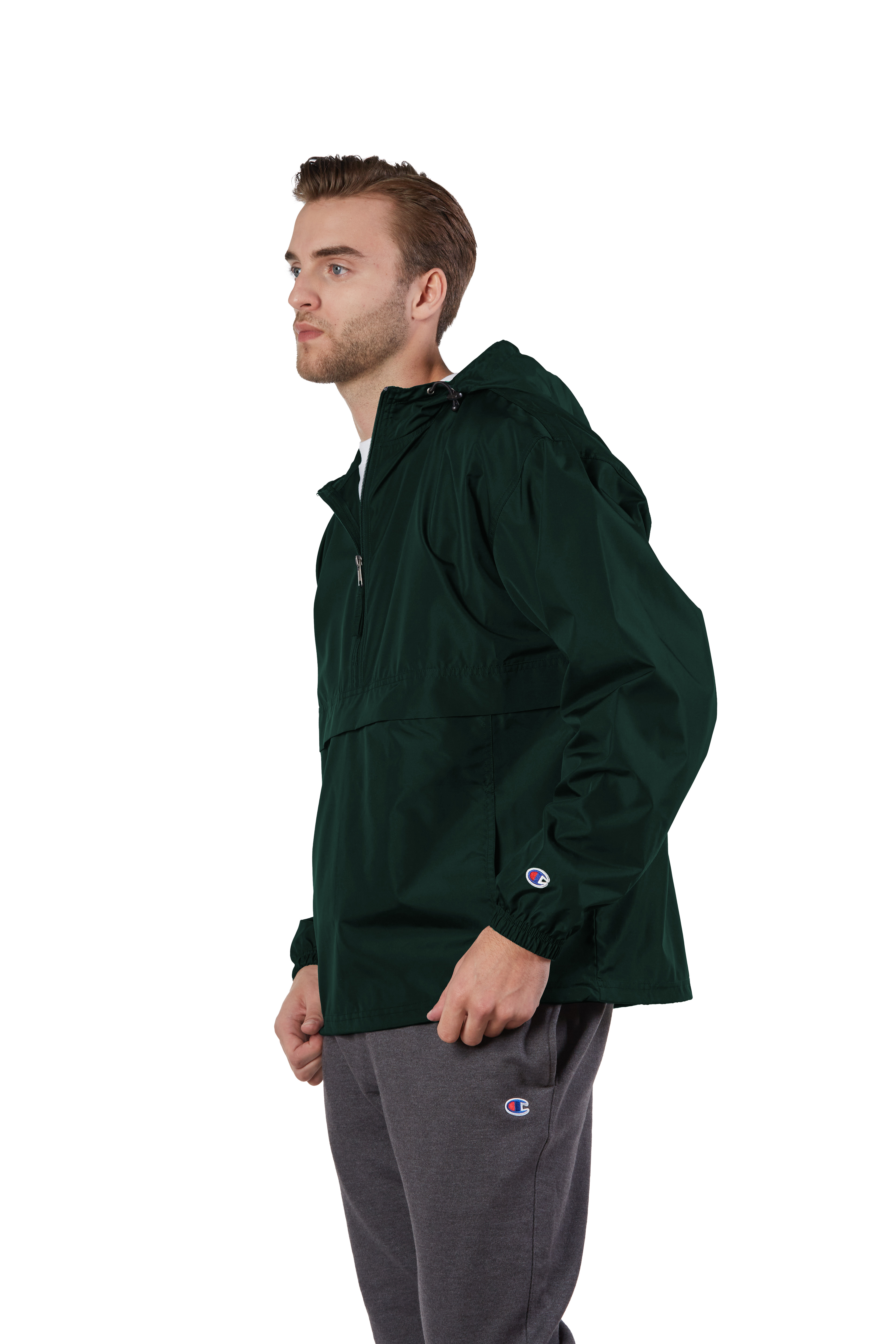 Champion green hot sale jacket