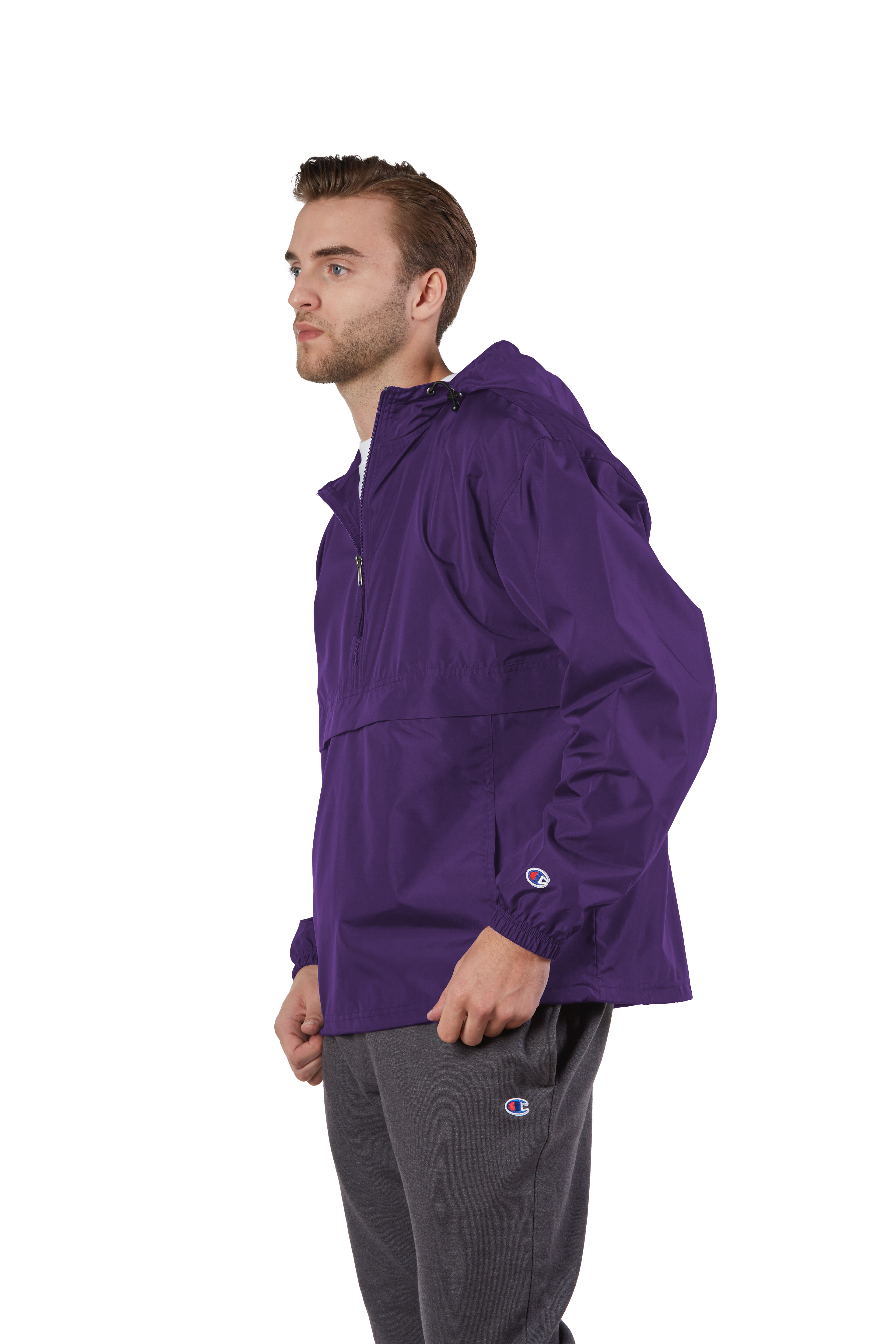 Champion clearance purple windbreaker