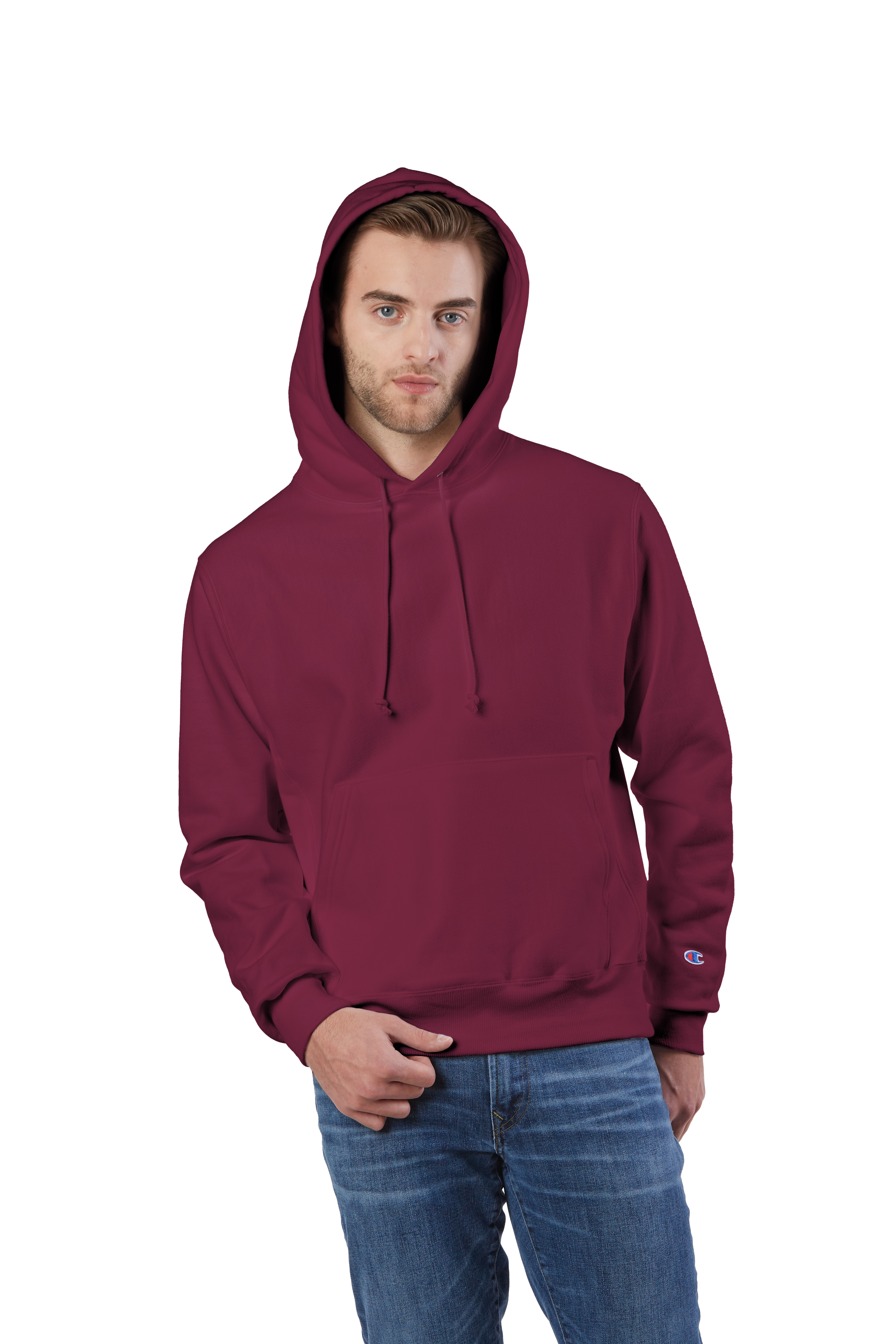 Champion S1051 Reverse Weave 12 Oz. Pullover Hooded Sweatshirt