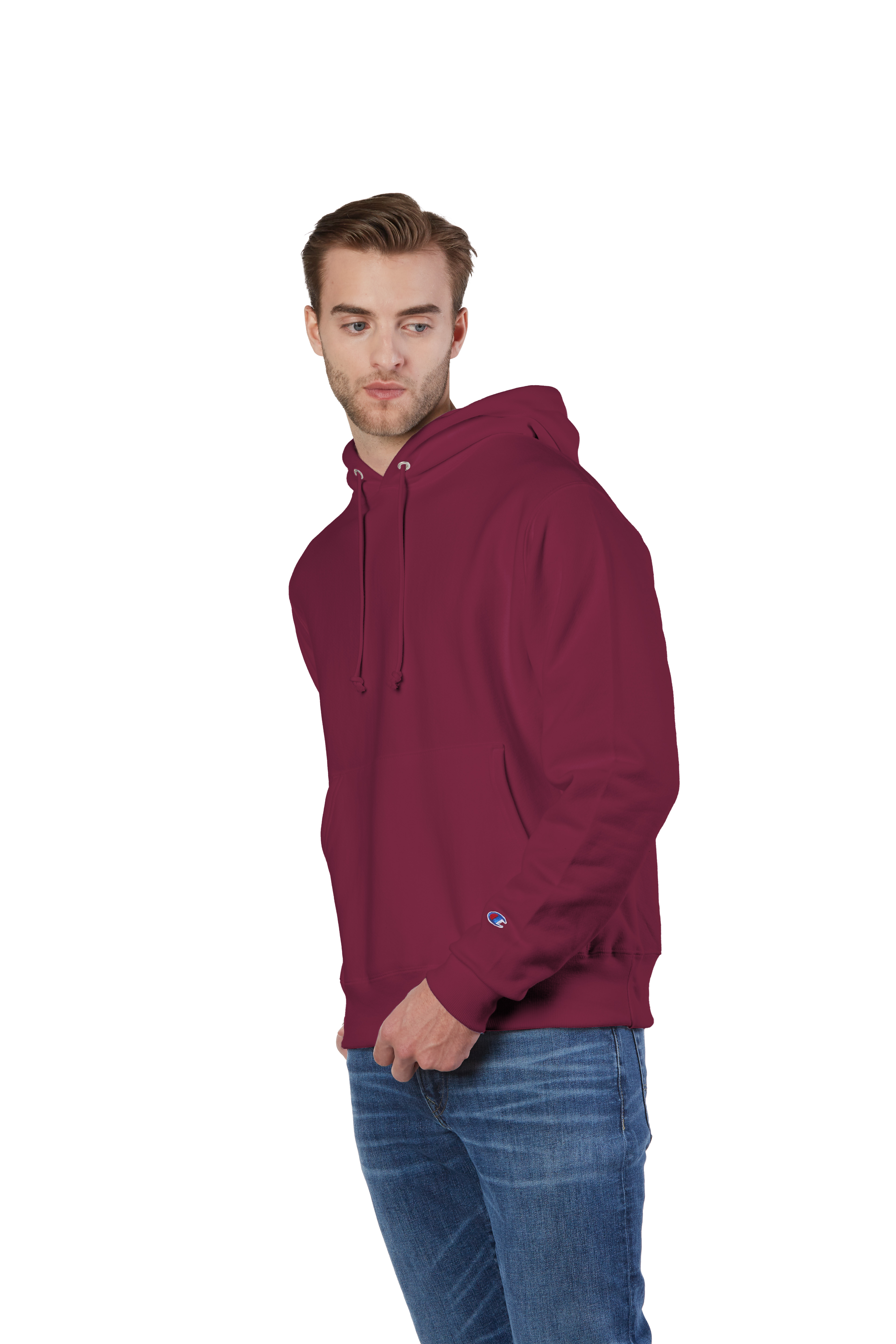 Champion S1051 Reverse Weave® 12 Oz., Pullover Hooded Sweatshirt