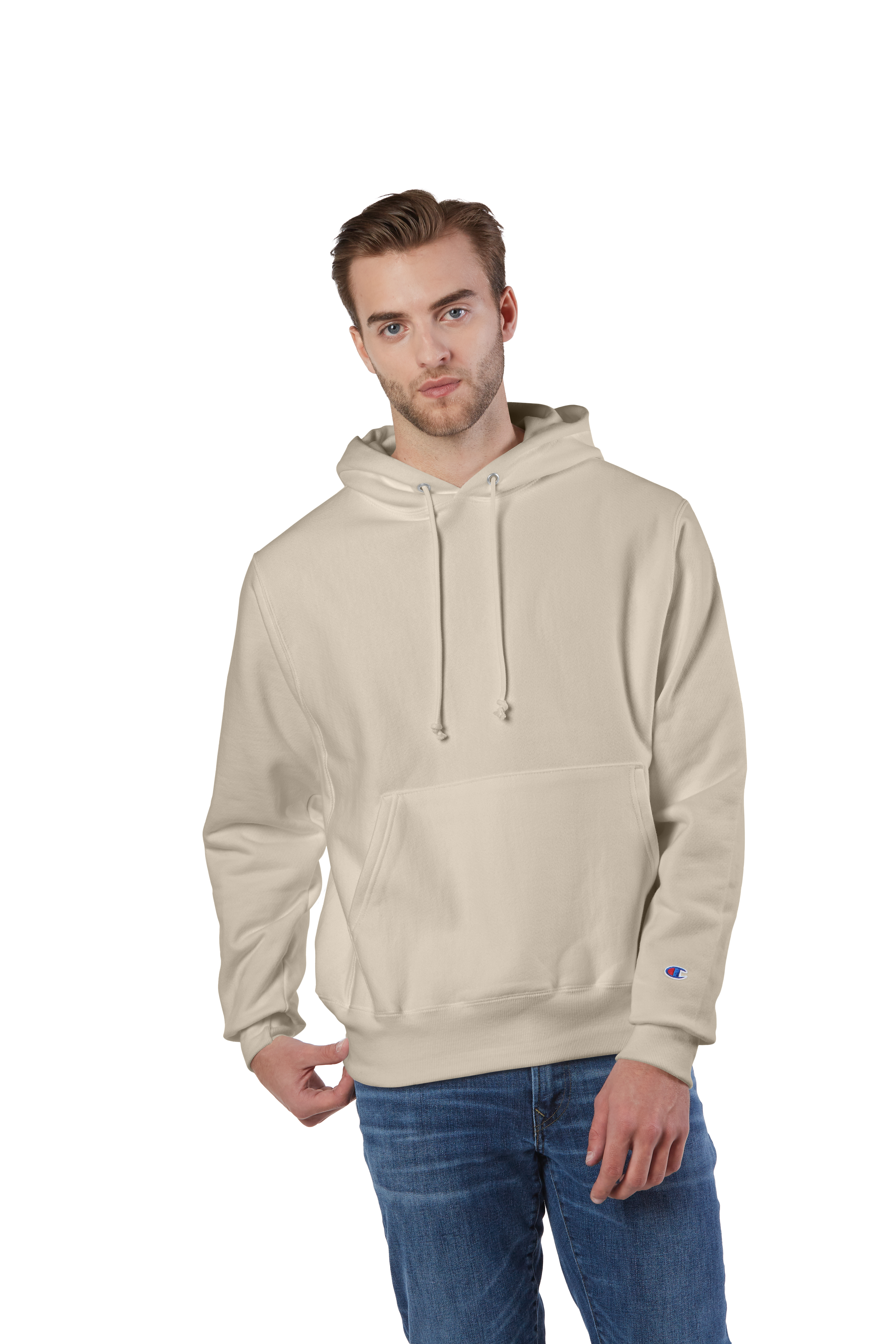 Champion S1051 Reverse Weave® 12 Oz., Pullover Hooded Sweatshirt