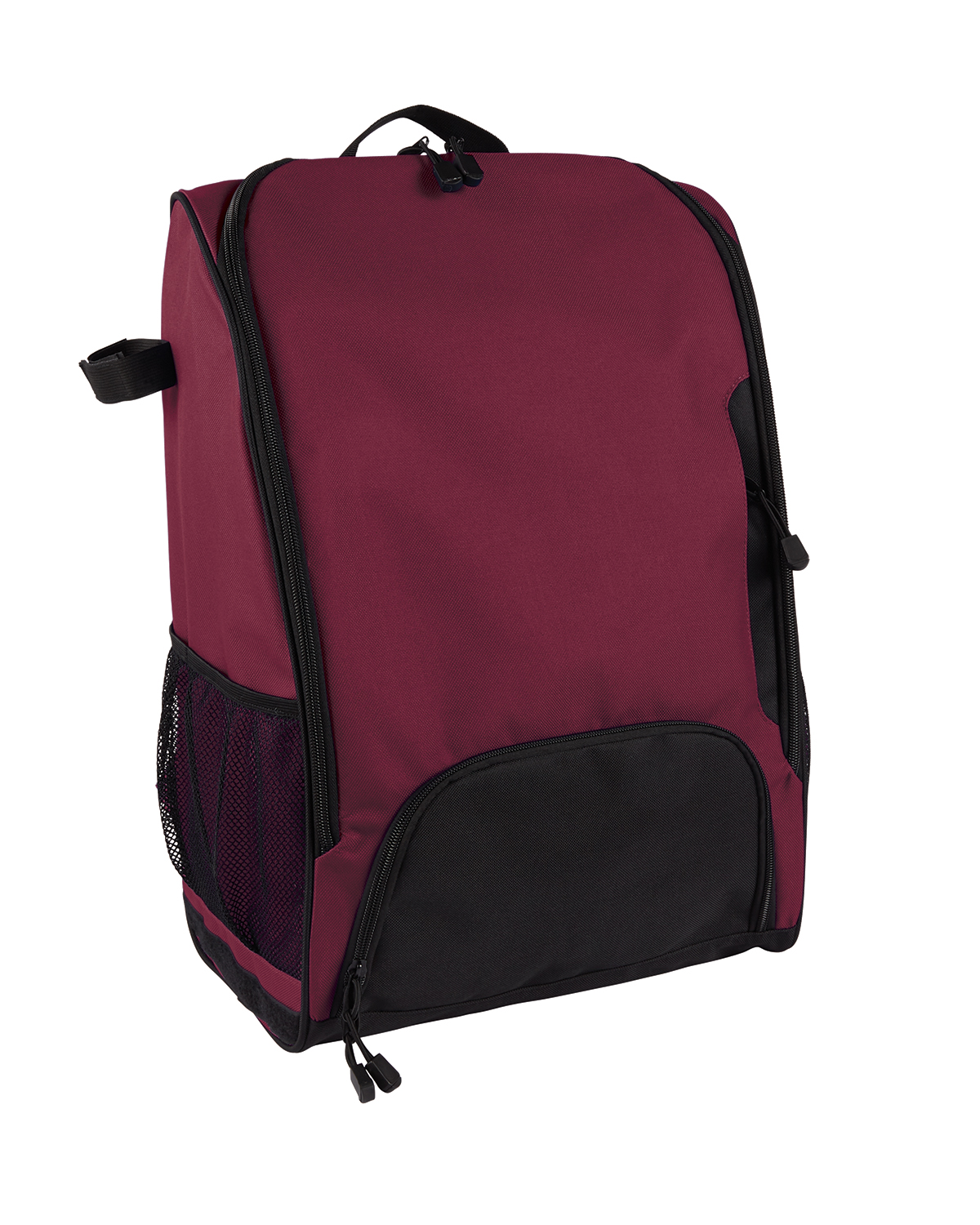 maroon bat bag