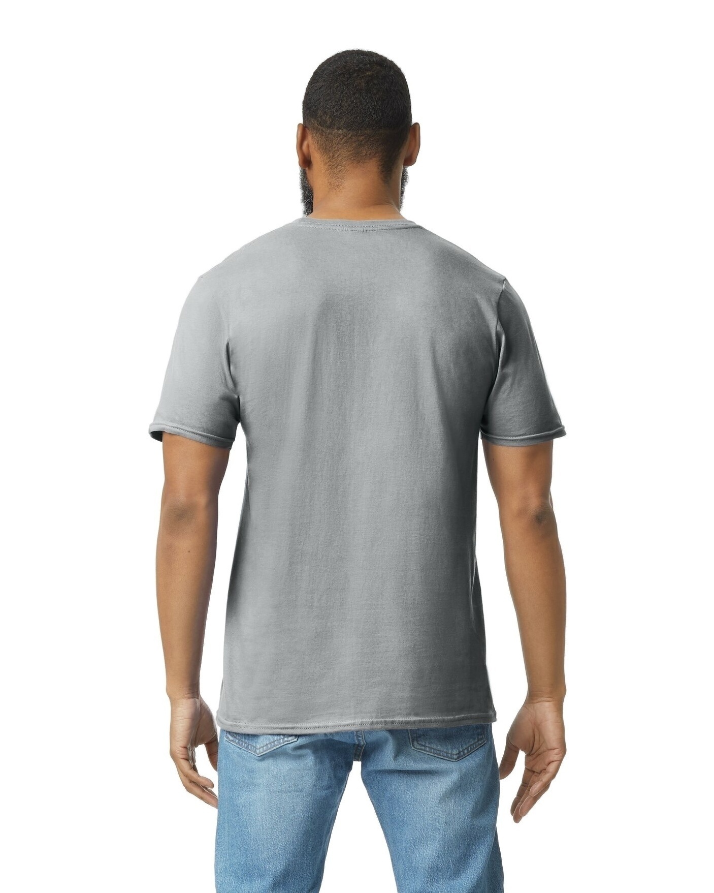 Gildan 64000 Sport Gray Adult Softstyle® 4.5 oz. T-Shirt | JiffyShirts