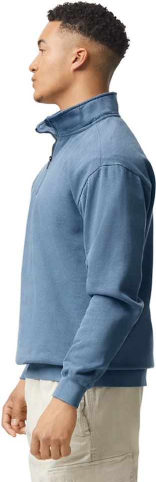 Comfort Colors Men's Adult 1/4 Zip Sweatshirt, Style 1580, Blue Jean, Small  : : Clothing, Shoes & Accessories