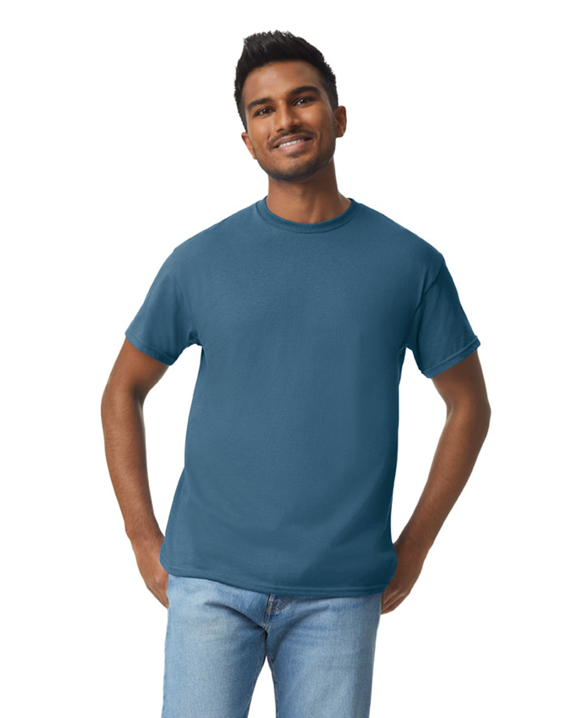 Gildan 5000 Indigo Blue Adult Heavy Cotton™ t shirts | JiffyShirts