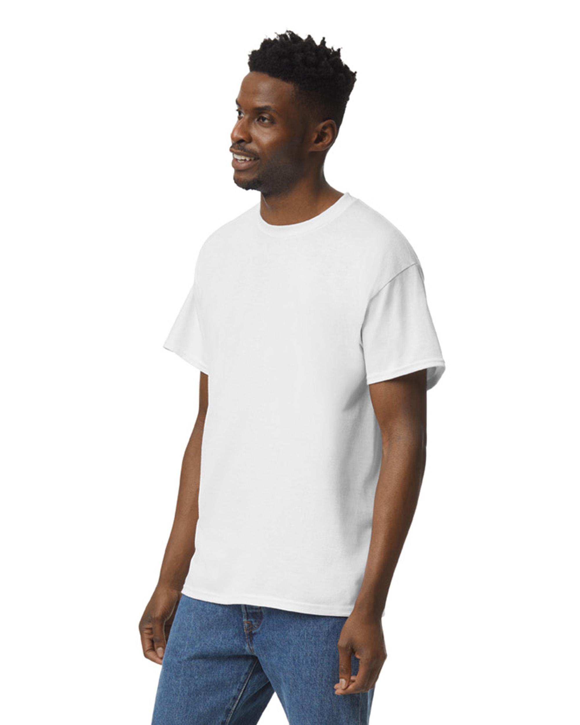 Gildan 5000 White Adult Heavy Cotton™ T Shirts | Jiffy Shirts