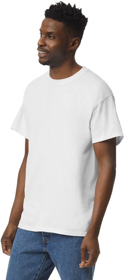 Gildan 5000 White Adult Heavy Cotton™ T Shirts