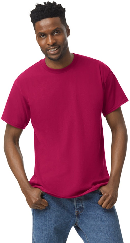 Gildan Men's Wholesale Heavy Cotton T-Shirt, Berry, 3XL