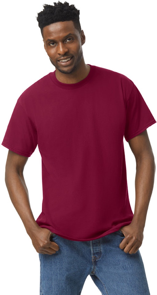 Gildan 5000 Garnet Adult Heavy Cotton™ shirts | JiffyShirts