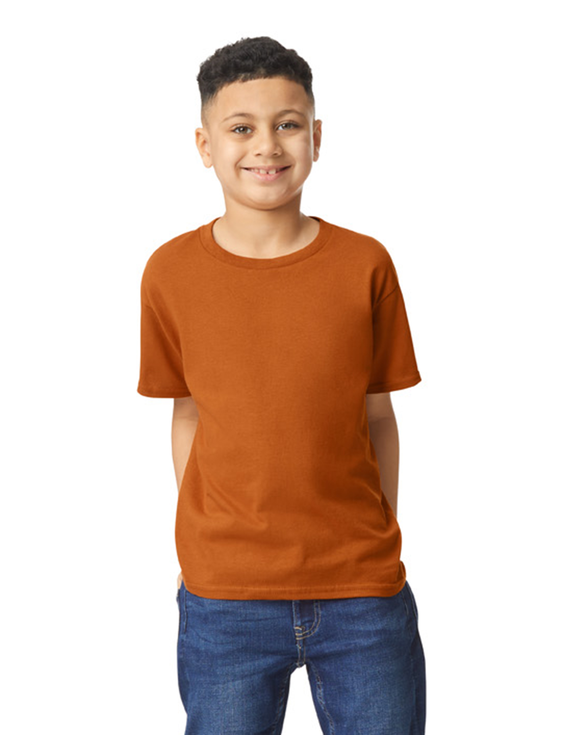 Orange hot sale kids shirt