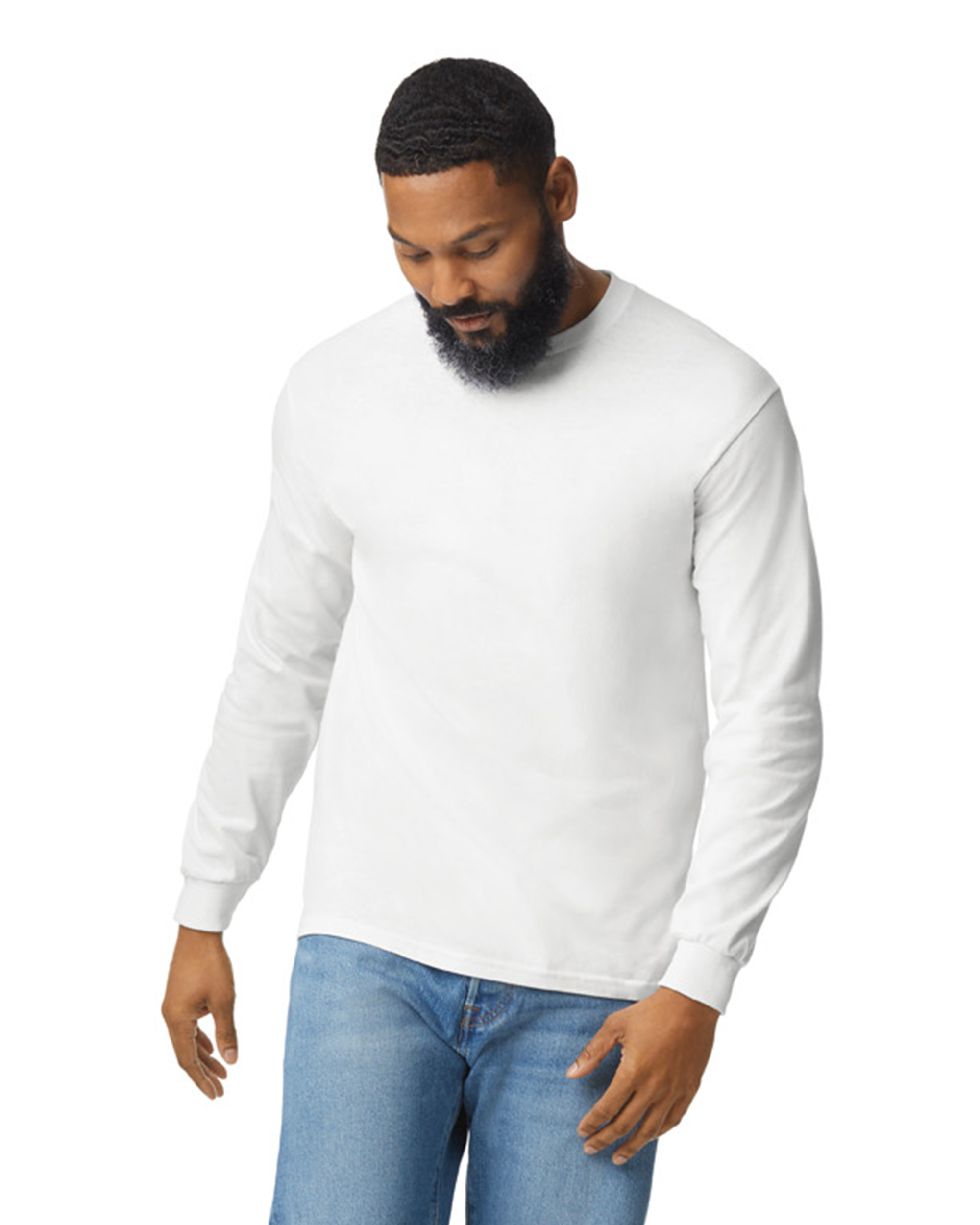 Gildan polo outlet shirts long sleeve