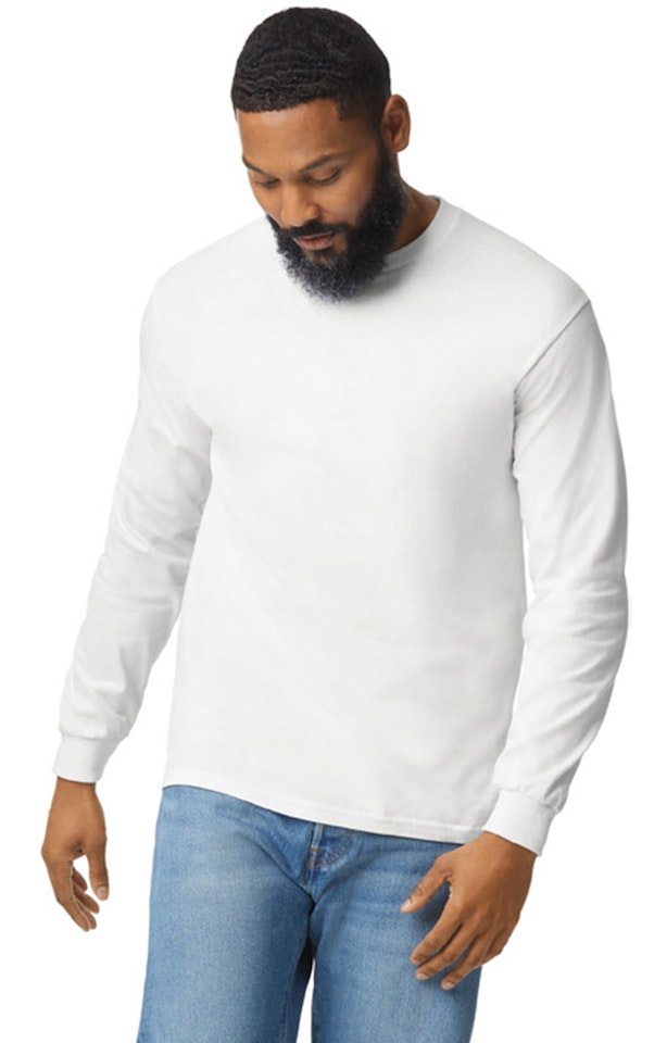 Gildan G540 Adult Heavy Cotton™ Oz. Long Sleeve T Shirt | Jiffy Shirts