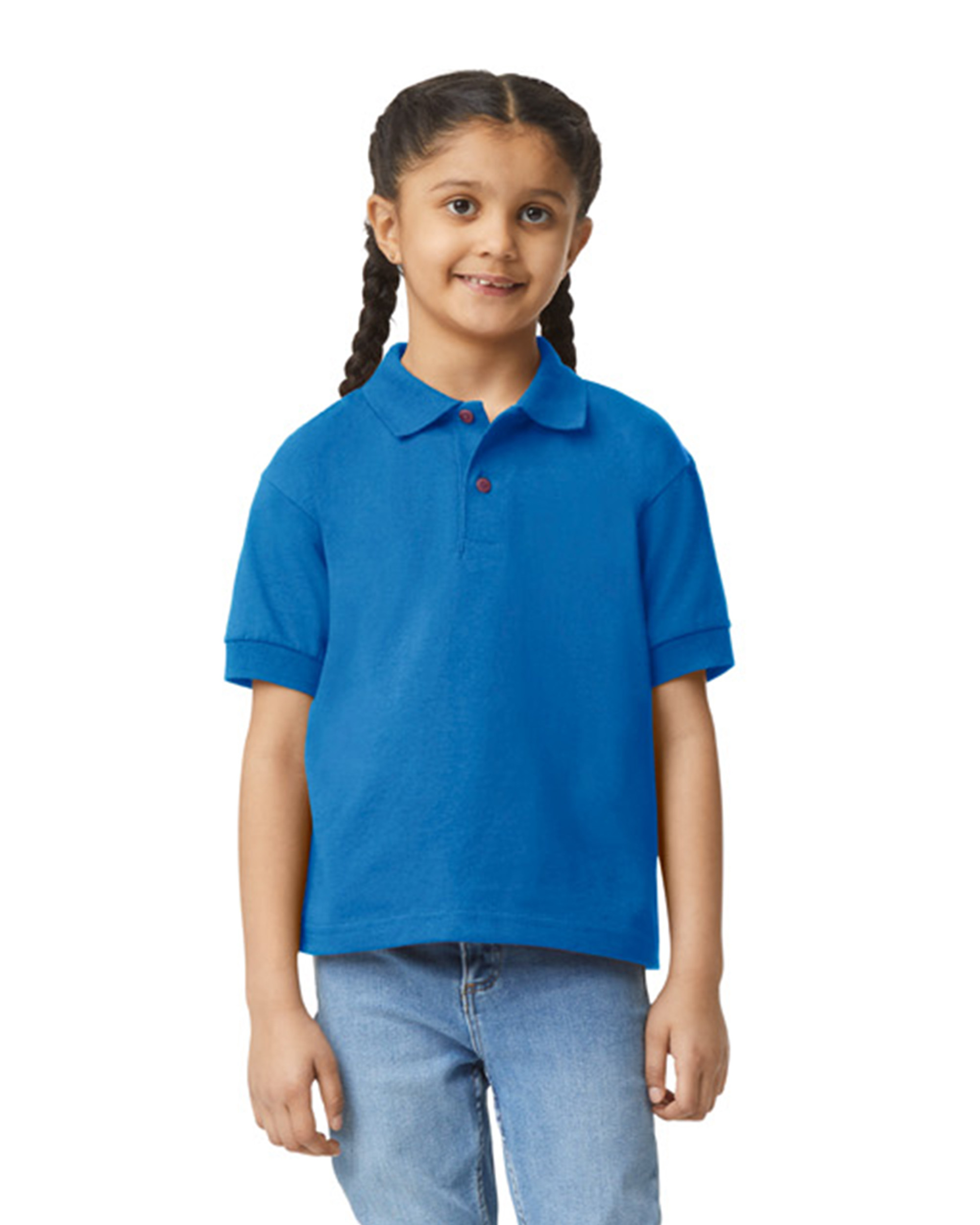 Gildan G880 B Youth 6 Oz. 50 50 Jersey Polo Jiffy Shirts