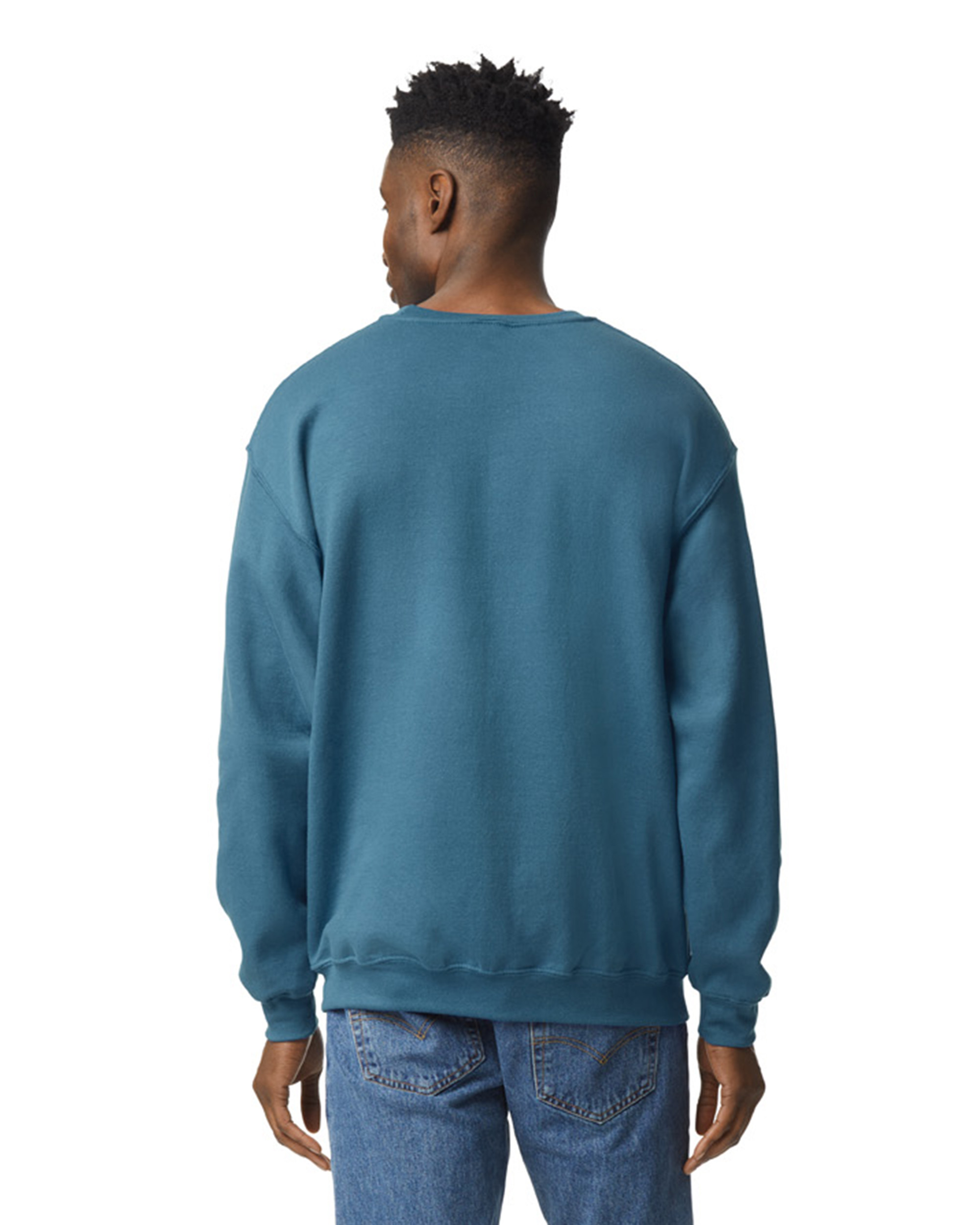 Gildan 18000 Sweatshirt Indigo Blue Adult Heavy Blend™ Adult 8 Oz