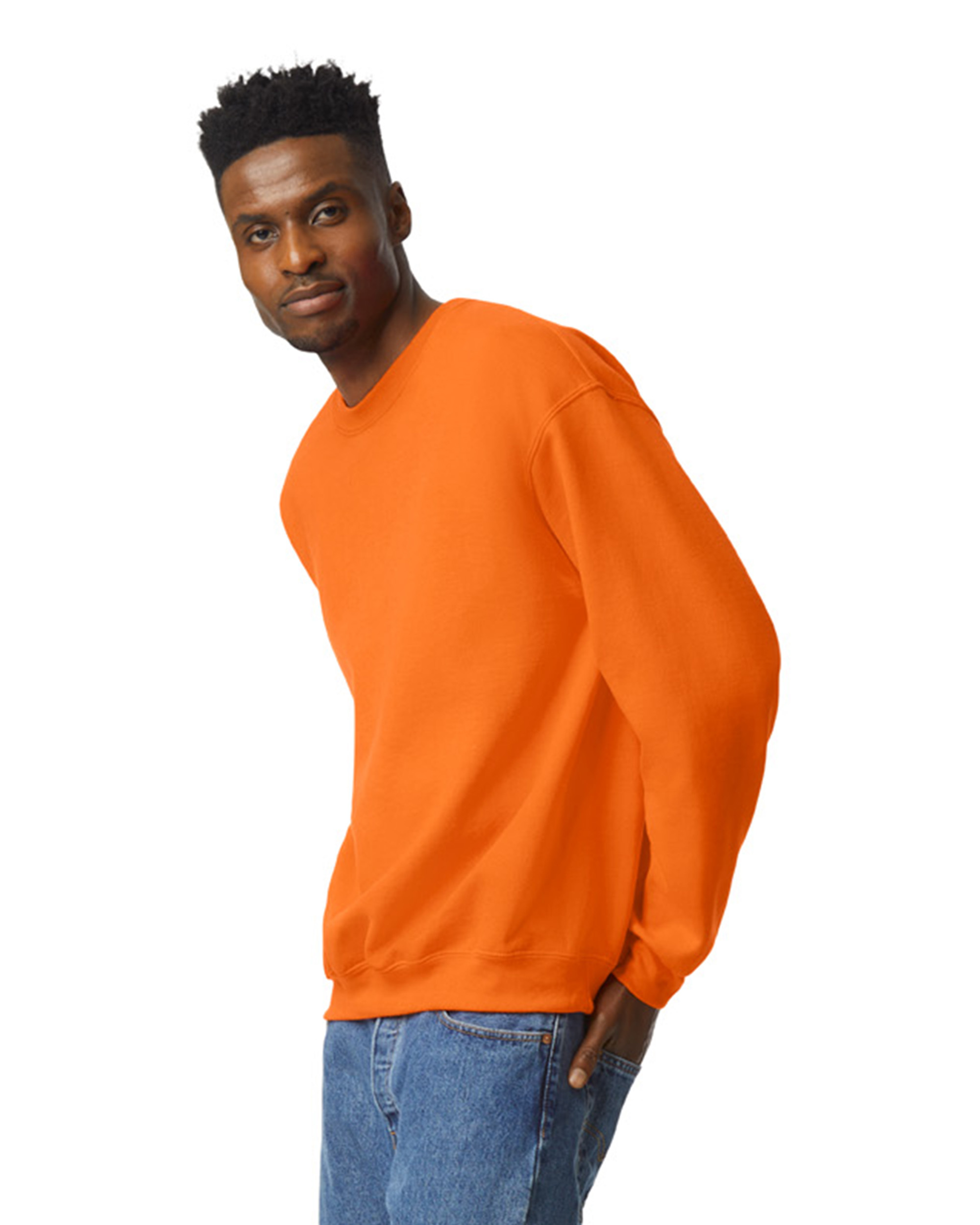 Gildan discount orange sweatshirt