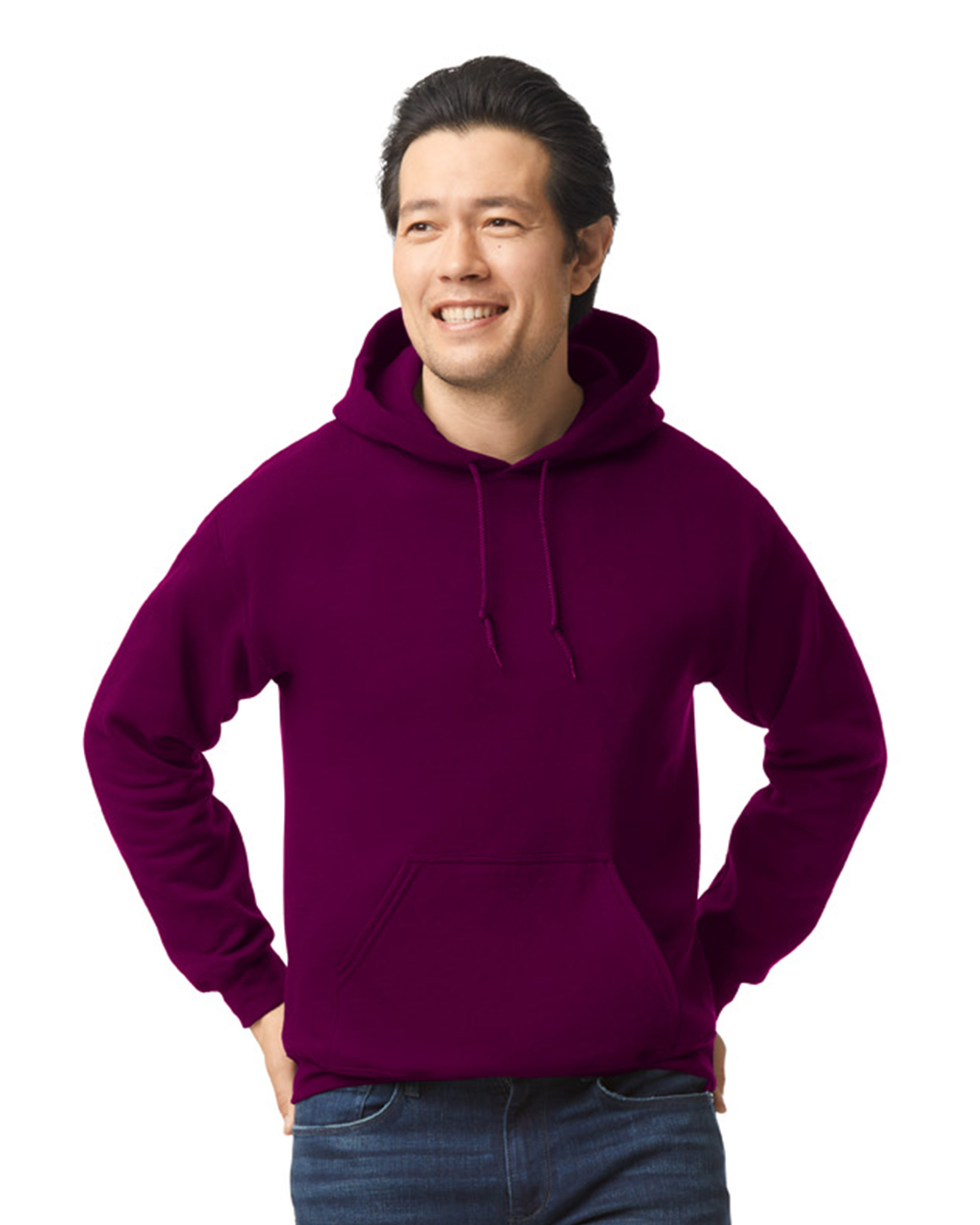 Gildan burgundy hoodie sale