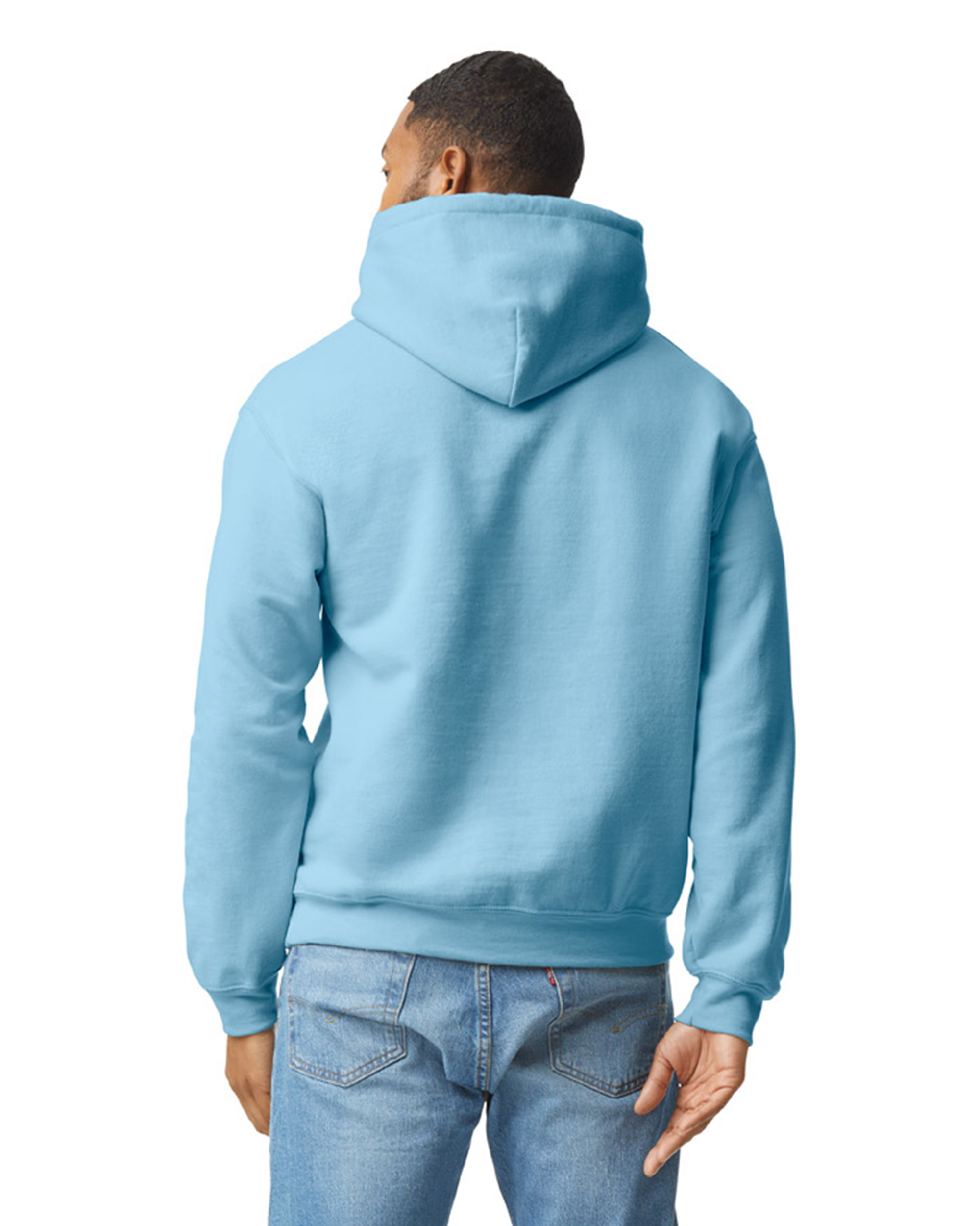 Blue blank hoodie hot sale