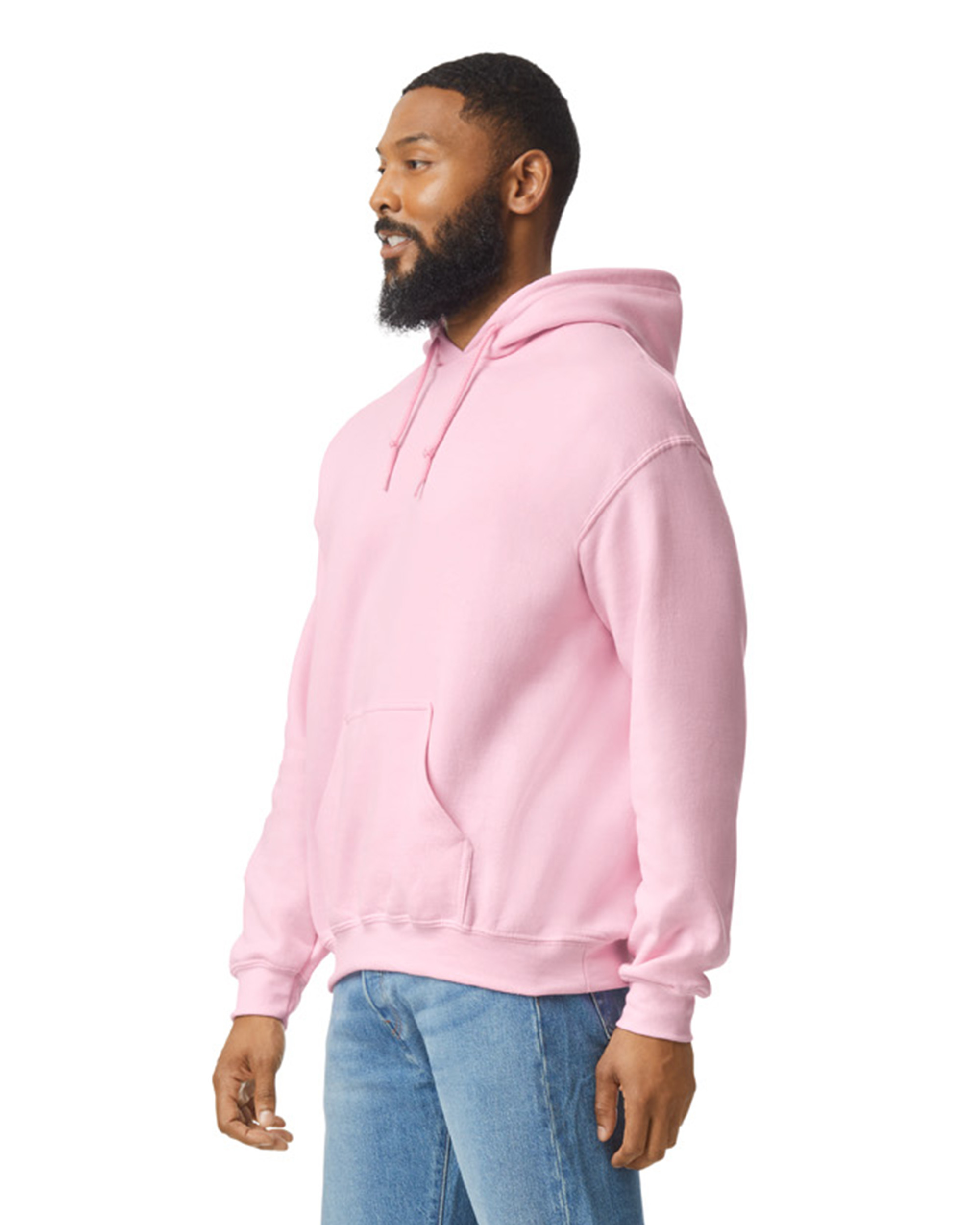 Pale pink mens sales hoodie