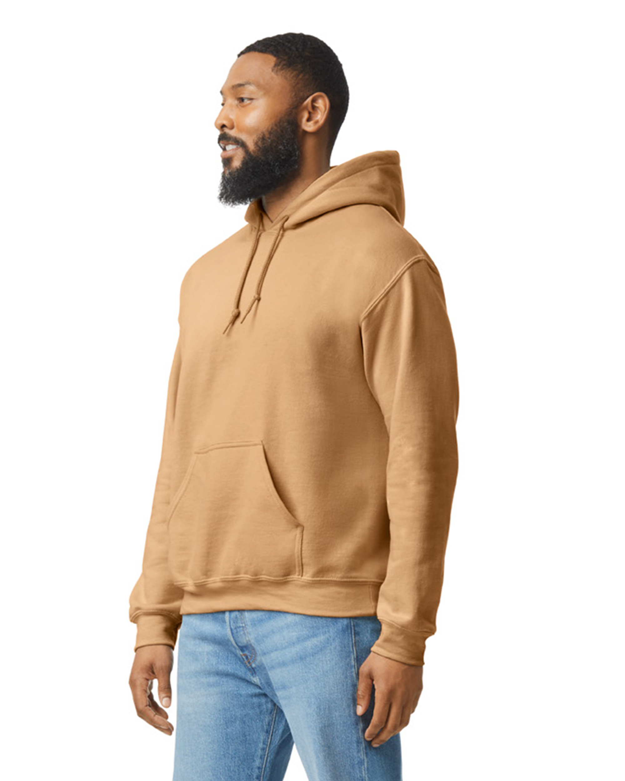 Gildan 18500 Hoodie Old Gold Adult Heavy Blend 8 Oz. 50 50 Hood