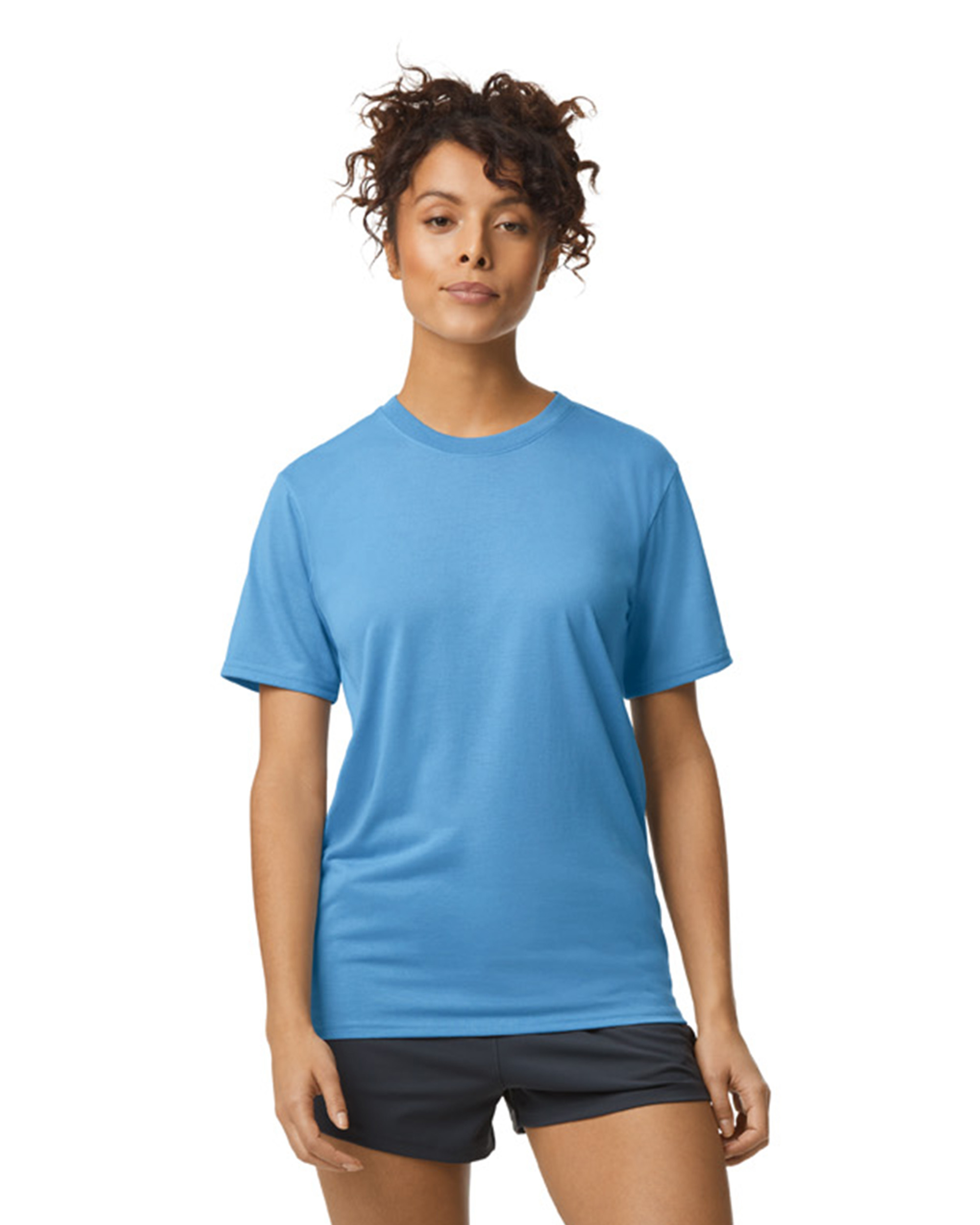 Gildan g420 Carolina Blue Adult Performance® Adult 5 oz. T-Shirt ...