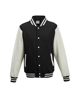 AWDis Hoods Varsity Letterman jacket Royal Blue / White XS