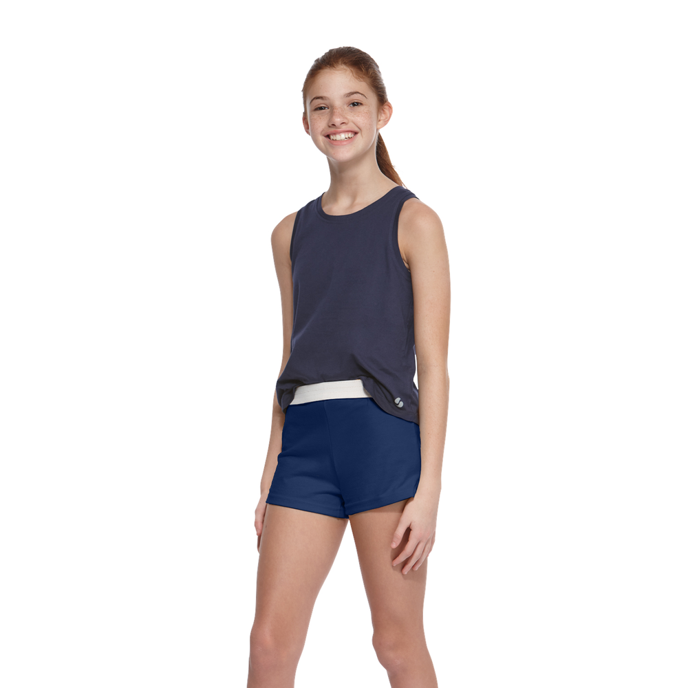 Soffe B037 Navy Authentic Girls Short 