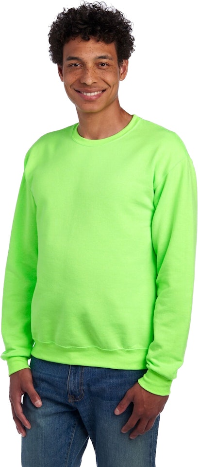 Heat Press Green Crew-neck Sweatshirt #562