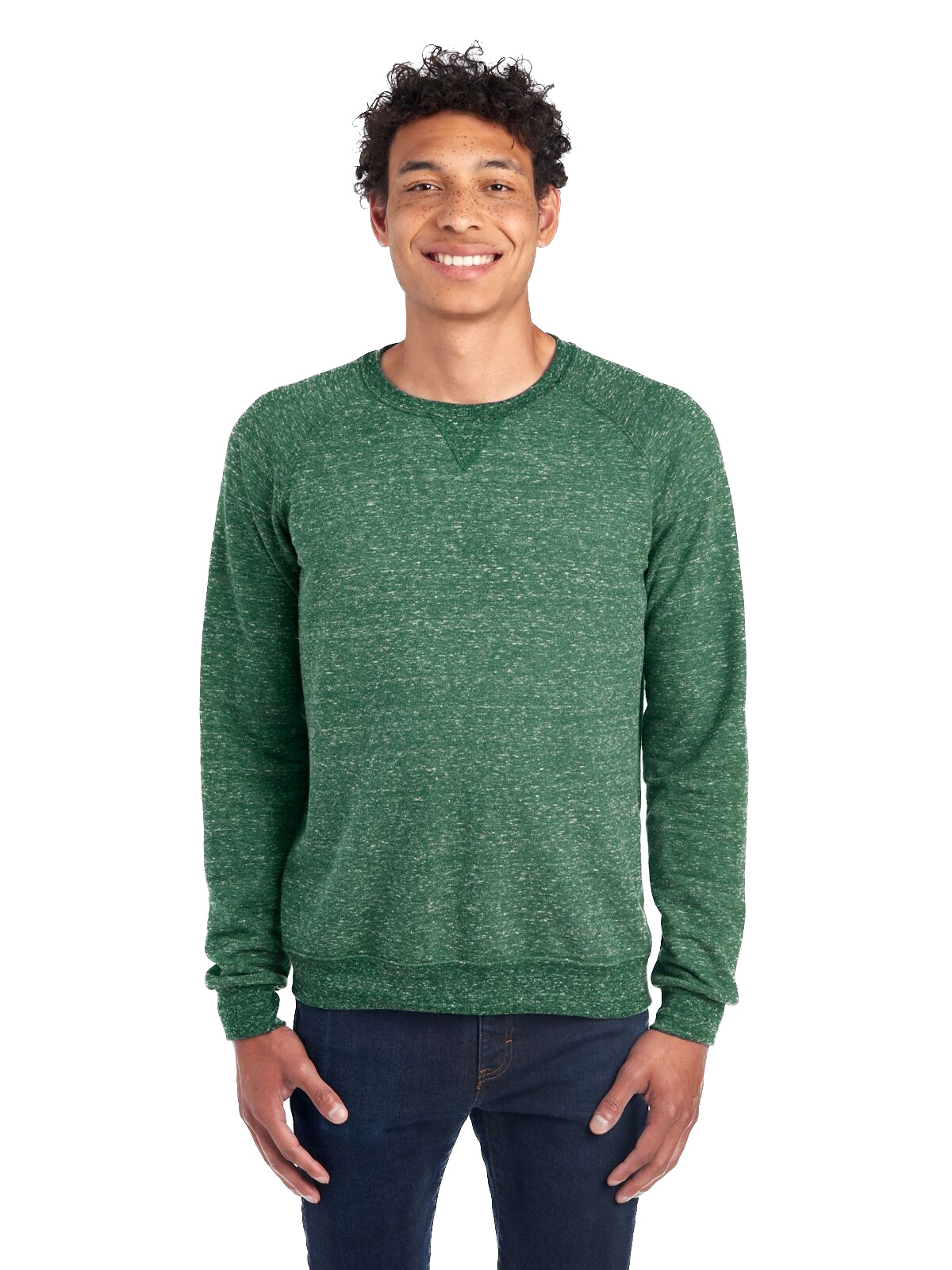 Forest green cheap crew neck sweater