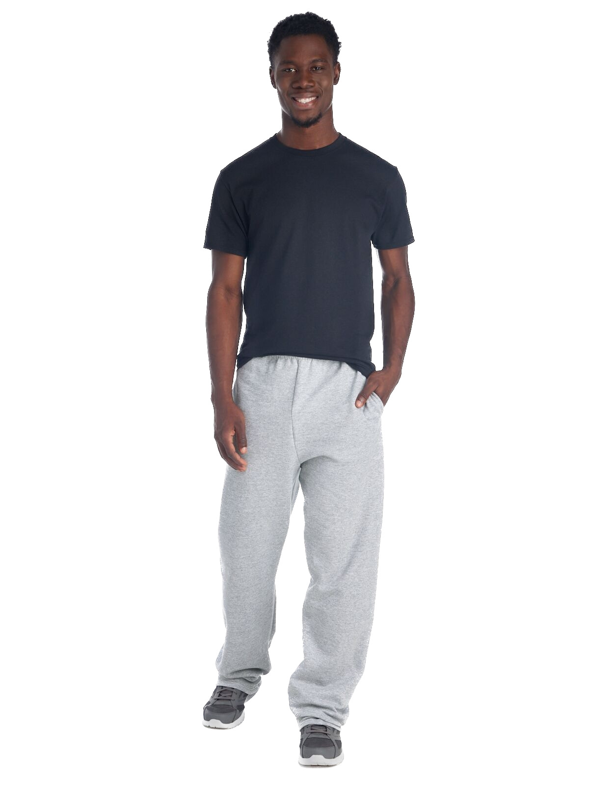 Jerzees 974 Mp Adult 8 Oz. Nu Blend® Open Bottom Fleece Sweatpants