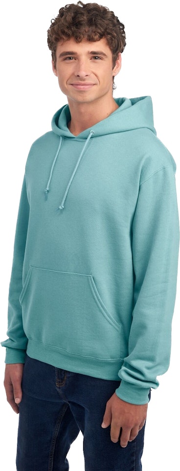 Jerzees NuBlend Hooded Sweatshirt XL Periwinkle Blue