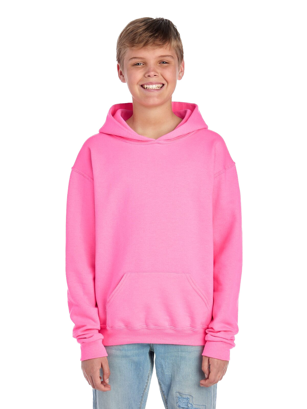 Pink discount hoodie boys