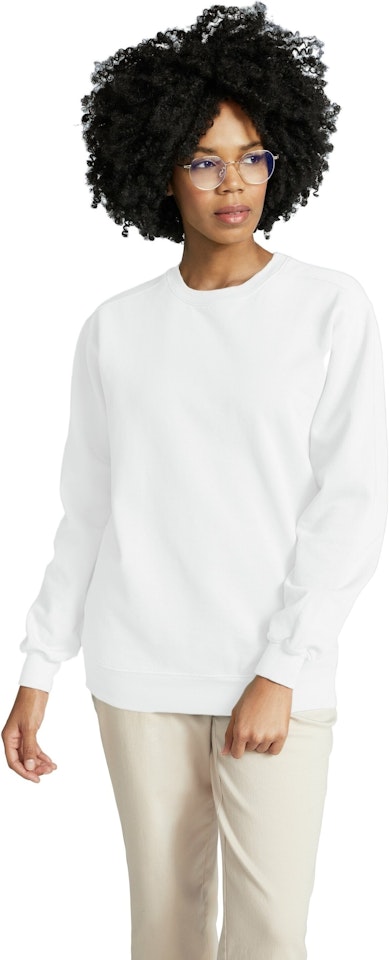 White Crewneck Sweatshirt - Too Cool Sportswear